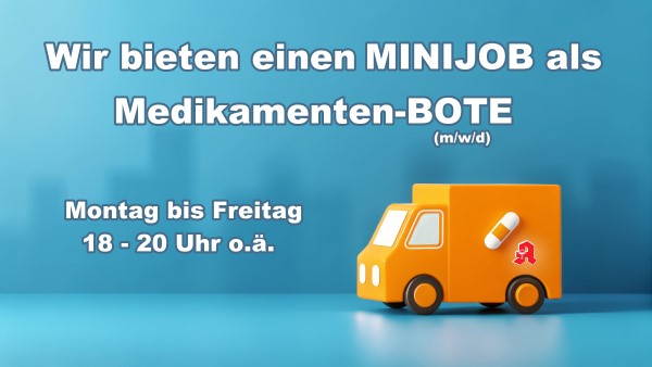 Stellenangebot: Minijob als Botenfahrer fr Apotheke