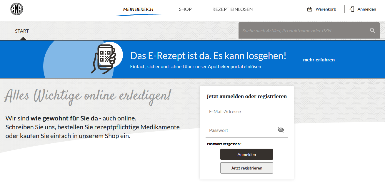 Neuer Onlineshop